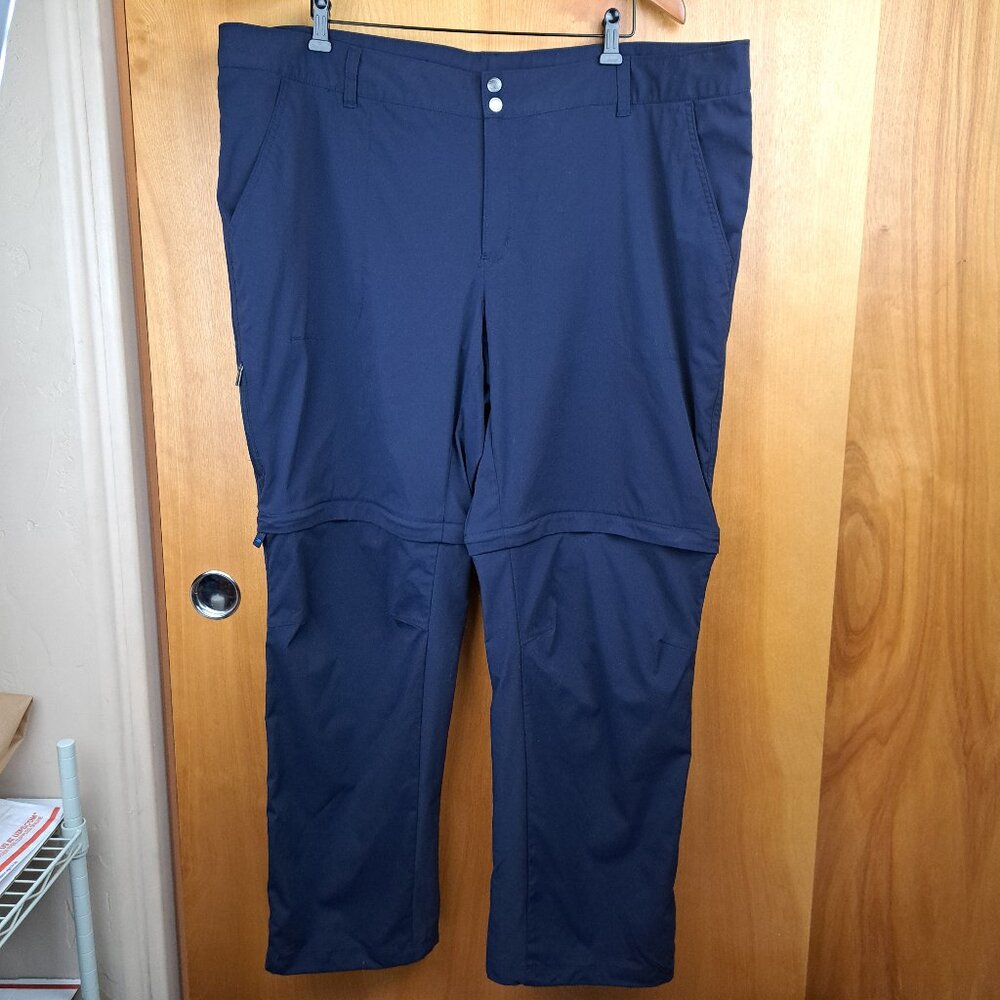 Columbia Active Convertible Omni-Sheild Navy Pants Size 24W